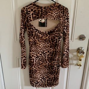 Naked Wardrobe Leopard Dress